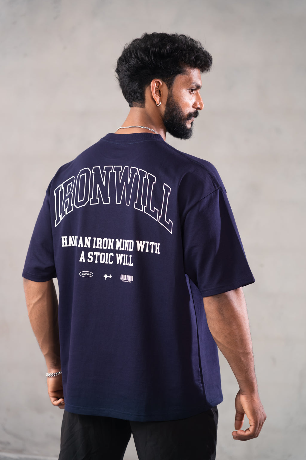 001 - OVERSIZED TEE - DEEP NAVY